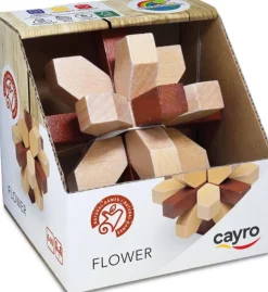 Flower. Puzzle de madera