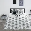 Funda Nórdica Matrimonio Reversible Harry Potter para Cama Hasta 150 cm con 2 cojiines
