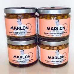 Garbanzos Castellanos con Azafrán y Aceite de Oliva - 4 unidades x 580 ml y 690 gr
