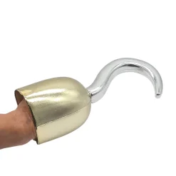 Clearance Disfraces Lucero Garfio Dorado - Accesorio para Disfraz de Pirata