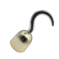 Clearance Disfraces Lucero Garfio Dorado - Accesorio para Disfraz de Pirata