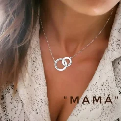Clearance Gargantilla De Plata Mamá Te Mereces Todo Con Nombres