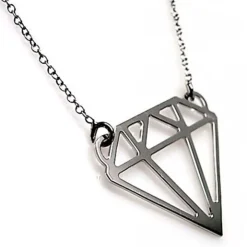 Gargantilla Diamante De Plata