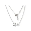 Gargantilla estrellas plata de ley 925 de mujer - PL241P