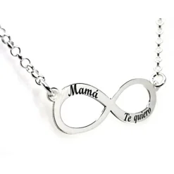 Online Gargantilla Infinito De Plata Mamá Te Quiero
