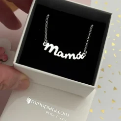 Clearance Gargantilla Mamá De Plata De Ley