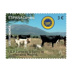 Gastronomía. D.O. Protegidas de Madrid. DOP Aceite y IGP Carne de la Sierra de Guadarrama | Hoja Bloque