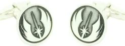 Gemelos para camisa Liso Redondo Personalizado Star Wars Plata 925