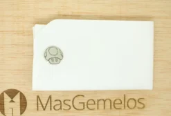 Gemelos para camisa seta plateada Super Mario Bros.