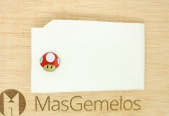 Outlet Gemelos para camisa Seta Roja y Verde Super Mario Bros.