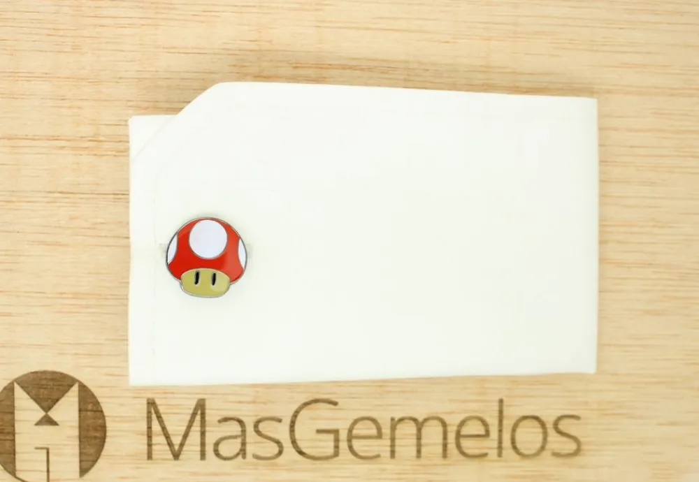 New Gemelos para camisa Seta Roja Super Mario Bros.