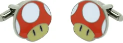 New Gemelos para camisa Seta Roja Super Mario Bros.