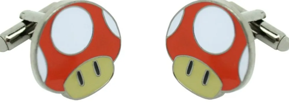 New Gemelos para camisa Seta Roja Super Mario Bros.