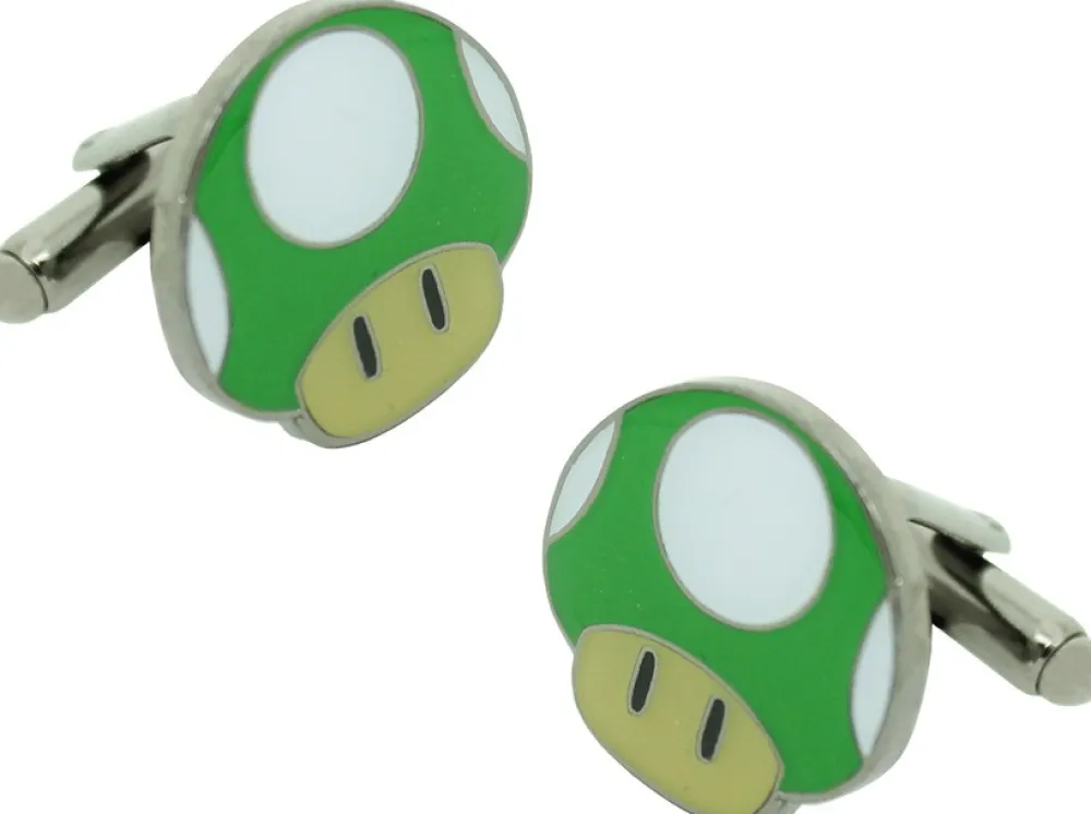Outlet Gemelos para camisa Seta Verde Super Mario Bros.