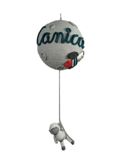 Globo de cuerda, modelo Luna con astronauta. Tamaño L