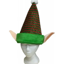 Discount Disfraces Lucero Gorro de Elfo con orejas Unisex