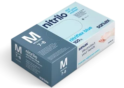 New Santex Guante Desechable Talla L Nitrilo Azul Estuche 100 unidades
