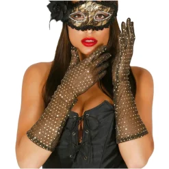 New Disfraces Lucero Guantes largos lentejuelas