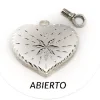 Guardacenizas Corazón De Plata De Ley 25 X 29 Mm.