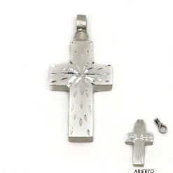 Discount Guardacenizas Cruz De Plata De Ley 17 X 34 Mm.