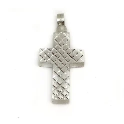 Guardacenizas Cruz De Plata En Plata De Ley 17 X 34 Mm