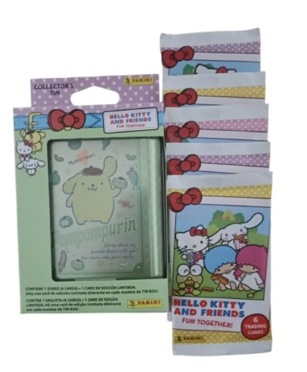 Best PANINI Hello Kitty and Friends: Fun Together! Pocket tin a elegir + 5 Sobres Colección Oficial