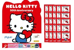 Online PANINI Hello Kitty 50 aniversario Álbum de cromos vacío y 25 sobres Colección 2024 pegatinas