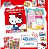 Hello Kitty 50 aniversario Álbum de cromos vacío y 5 sobres Colección 2024 pegatinas