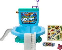 Best Hot Wheels Skate Flush & Go Skate Bowl - Pista de patinaje acción en cadena