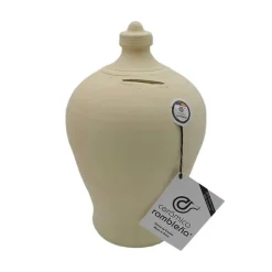 Best Cerámica Rambleña Hucha de barro rambleño con forma tradicional