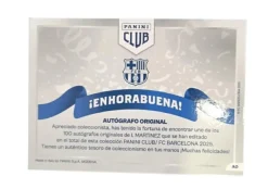 Clearance PANINI Íñigo Martínez Autógrafo Original FC Barcelona Club