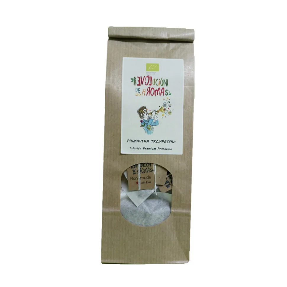 Infusión ecológica artesana primavera trompetera 10 uds