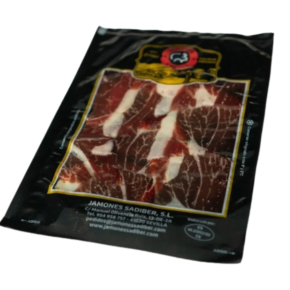 Discount Jamones Sadiber Jamón de Bellota 100% Ibérico DOP Jabugo Lazo de 8 a 8.5 Kg Loncheado