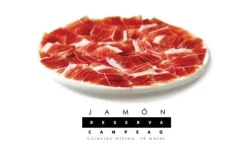 Jamón serrano Reserva Campeado 50% Duroc Quejara ( 7 - 7,5 Kg ) Ni dulce, ni salado, ni amargo ni ácido. “umami”