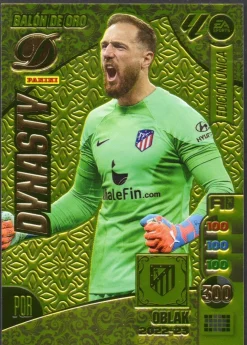 Best Panini España Jan Oblak Balon de Oro Dynasty 2024-25 cromo Panini Adrenalyn XL La Liga 24/25