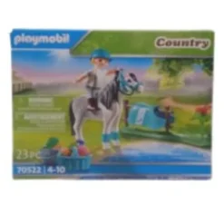 Hot Playmobil Jinete Caballo Celeste