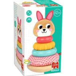 Best Diset Juego Apilable de Madera Conejito +1A - Goula