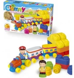 Juego Construcción Clemmy Plus Tren