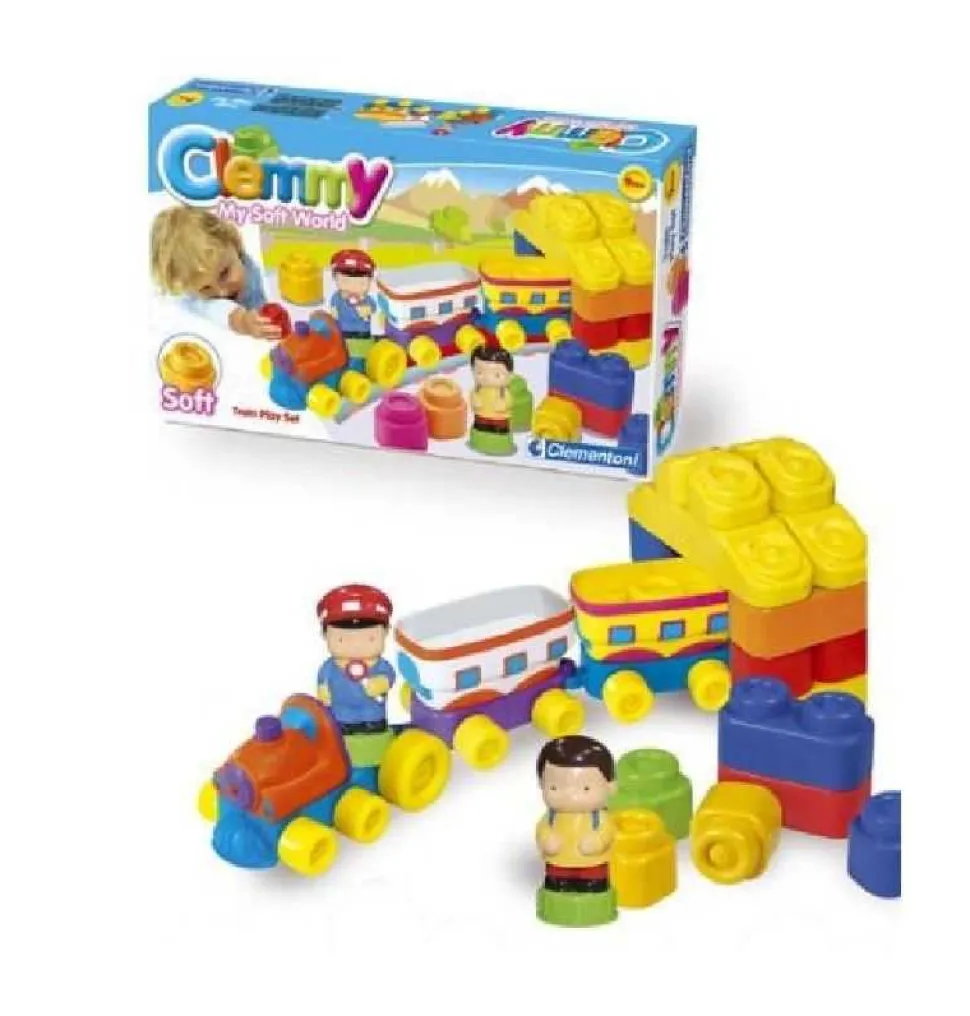 Juego Construcción Clemmy Plus Tren