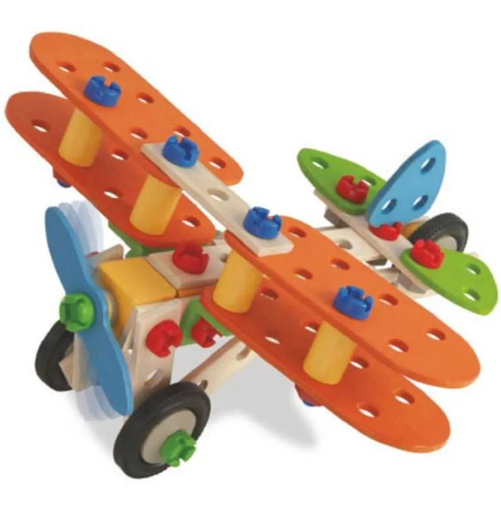 Sale Eichhorn Juego Constructor Infantil de Aviones de Madera