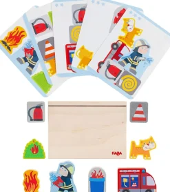 Haba Juego de apilar Los Bomberos