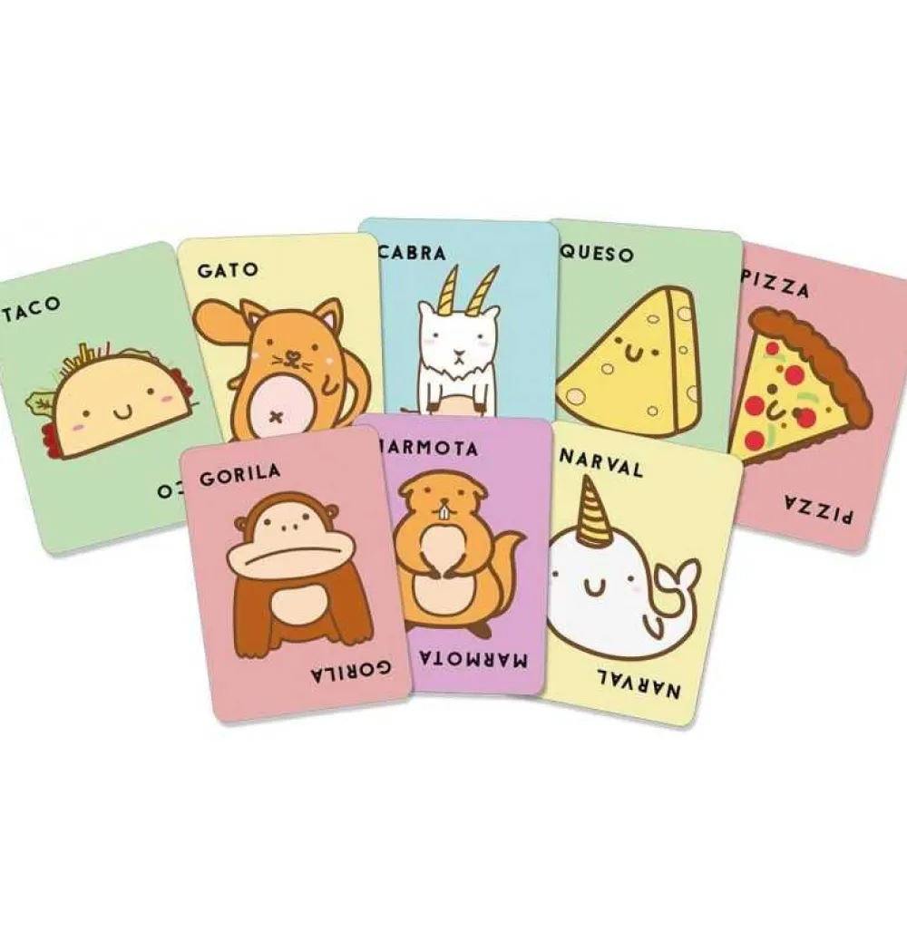 Discount Lúdilo Juego de Cartas Taco, Gato, Cabra, Queso y Pizza