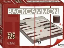 Juego de Mesa Backgammon Plegable en maletín