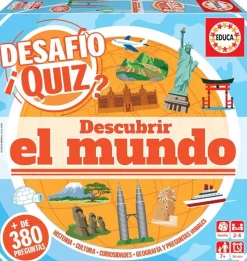 Juego de Mesa Desafío Quiz Descubrir el Mundo - Educa