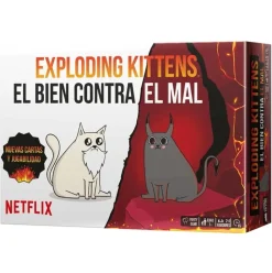 Juego de Mesa Exploding Kittens el bien contra el mal - Asmodee