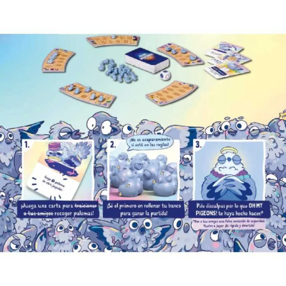 Juego de Mesa Oh my Pigeons! en castellano
