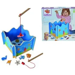Discount Eichhorn Juego de Pesca de Madera Infantil