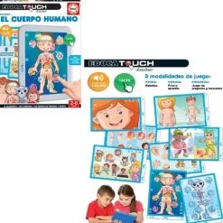 Discount Educa Borras Juego Educativo Educa Touch Jr. Cuerpo Humano Infantil
