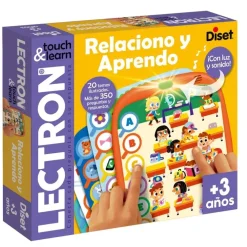 Outlet Diset Juego educativo Lectron Touch & Learn Relaciono y Aprendo - Jumbo +3-6A