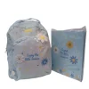 Juego Mochila y Carpeta Flores